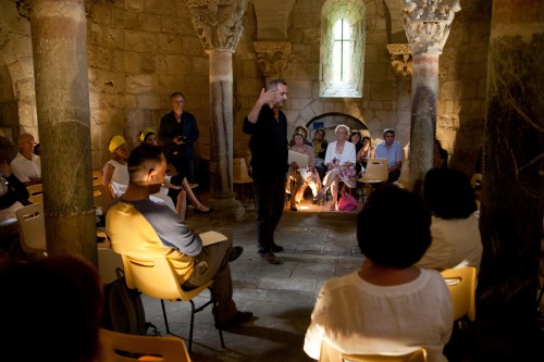 La Crypte de Saint-Girons, durant la Fête de la Crypte le 2 juin 2012 (© F. Méheut)