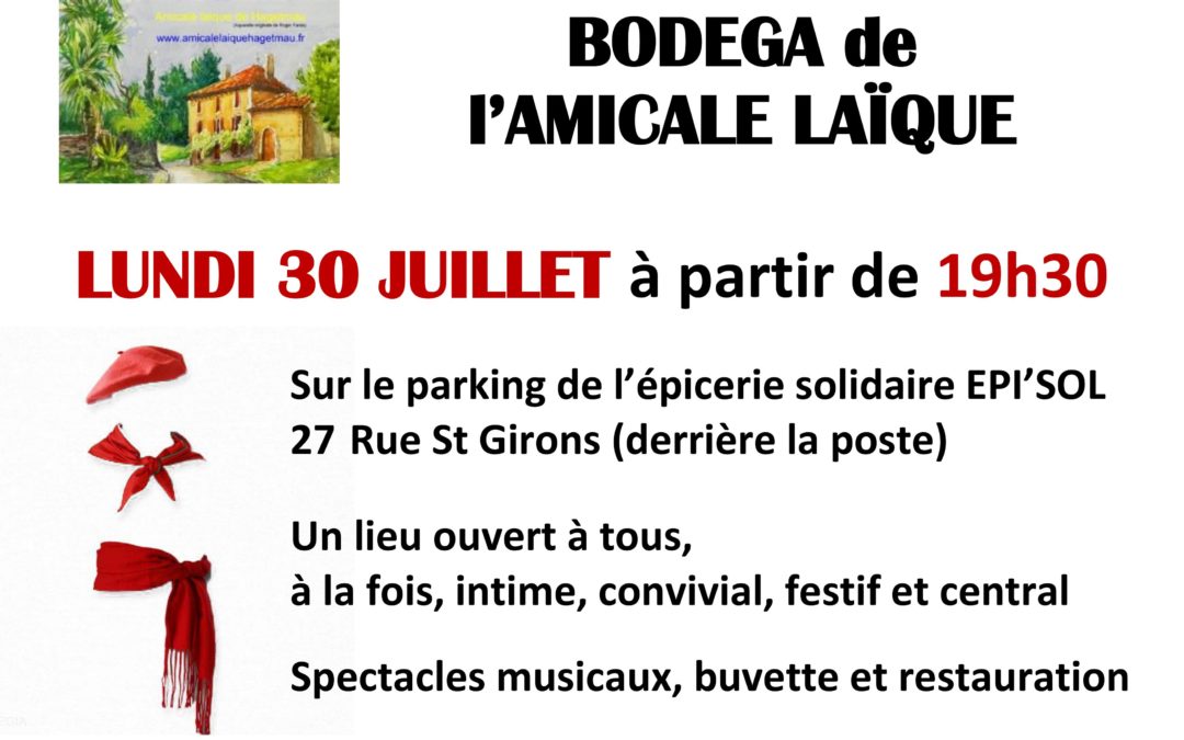 Bodega de l’Amicale aux fêtes de Hagetmau