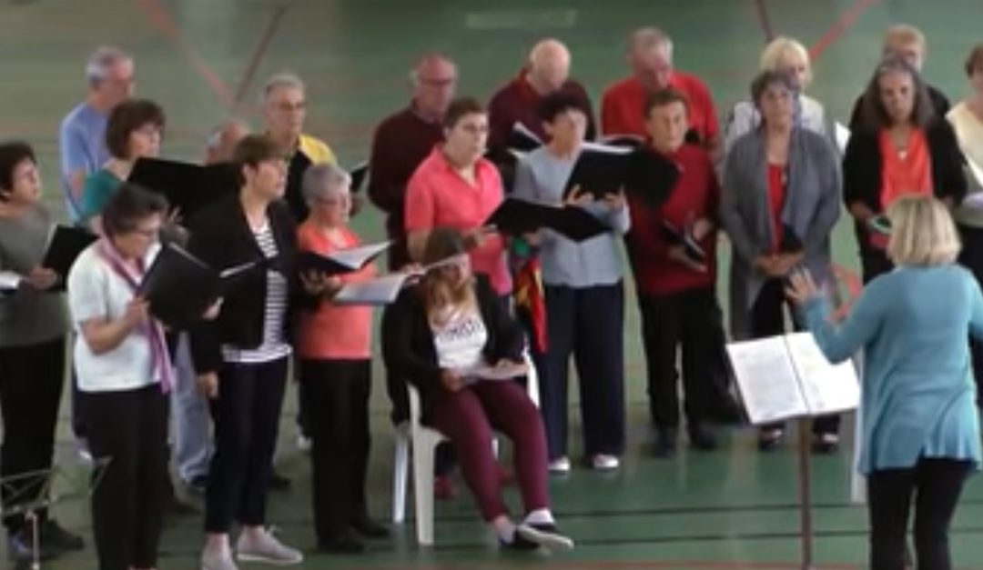 La chorale à la fête de la musique et les collégiens primés pour leur travail